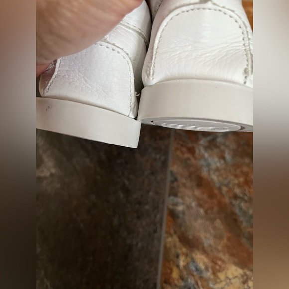 Women’s Minnetonka Moccasin white beaded thunderbird Animiki hard sole. Size 7 - Picture 7 of 12